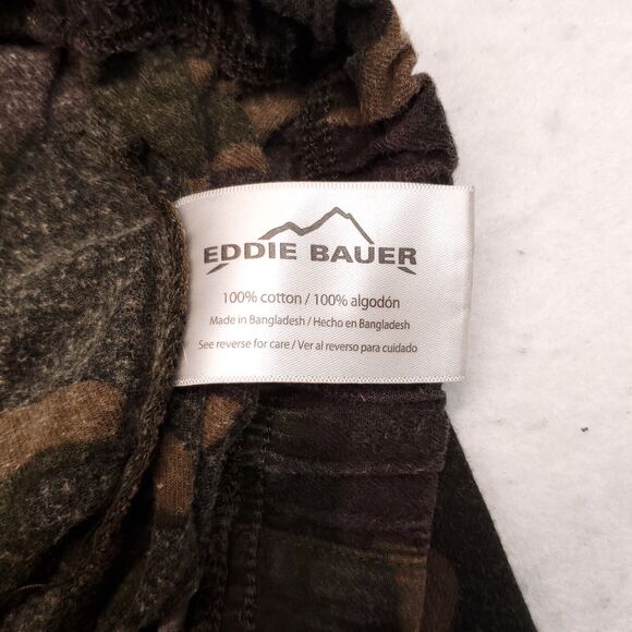 Eddie Bauer Lounge Pajama Sleepwear Pants Mens Size Small S Green Brown - Picture 6 of 8